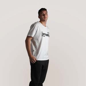 Camiseta Smash de algodón blanca para hombre L - Product Image 4