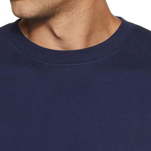 2024 diseño personalizado hombre cuello redondo sudadera OEM hecho a medida hombres algodón liso manga larga sudadera estampado patrón 3XL diseño caliente - Product Image 5