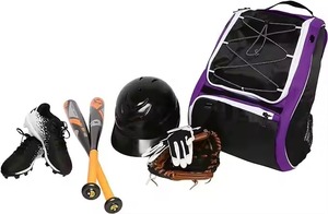 Sac à dos pour batte de baseball softball pour jeunes filles adultes équipement de sport léger sac à dos avec compartiment à chaussures - Product Image 3