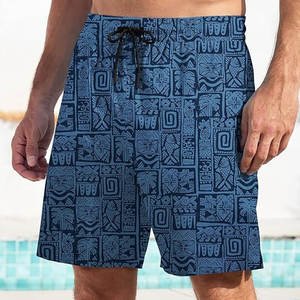 กางเกงว่ายน้ำขาสั้นผู้ชายขาสั้นทรงหลวมแห้งเร็วงานตามสั่งทำจากผ้าฝ้าย100% ลำลองใหม่ปี2025 - Product Image 5