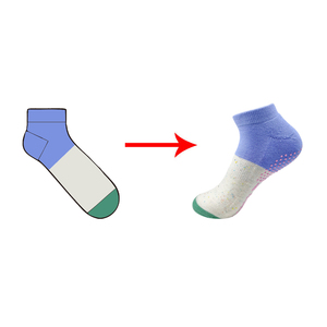 Calcetines Deportivos de Algodón/Bambú Transpirables y Antideslizantes con Logotipo en la Planta, Estampado Digital para Entrenamiento de Otoño y Deportes al Aire Libre - Product Image 1