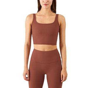 2025 ensemble de yoga pour femmes personnalisé vêtements d'entraînement de gymnastique confortables avec motif solide prix bon marché et Service OEM - Product Image 1
