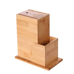 Soporte para cuchillos de madera para el hogar y la cocina de alta tendencia Soporte para cuchillos de madera de calidad estándar y accesorios Organizadores de bloques - Product Image 2