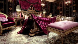 Ensemble de lit King en acajou classique de luxe tête de lit sculptée banc rembourré meubles de chambre à coucher en bois massif pour la maison appartement hôpital - Product Image 6