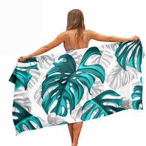 Luxury Oversized <b>Microfiber</b> <b>Beach</b> <b>Towel</b> for Girls and Kids Custom Logo and Sports Pattern Sand-Free with Natural Waistline - Product Image 4