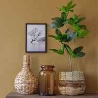 Vase en petite jacinthe d'eau antique Fabriqué au Vietnam Matériau écologique pour la décoration de la maison et la décoration de la vaisselle Vente en gros