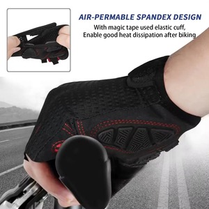 Guantes de ciclismo para hombres de alta calidad Guantes de cuero de la mejor tarifa con precios cómodos y baratos antideslizantes - Product Image 2