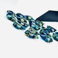 Pierre précieuse sculptée en forme de papillon, couleur néon cuivre turquoise, 14x10mm, en vrac, pour la fabrication de bijoux, fournisseur de pierres précieuses en gros