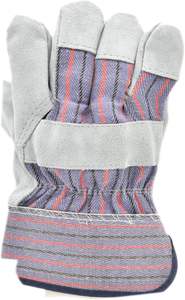 Guantes de Trabajo Industriales Reforzados de Alta Resistencia, Guantes de Seguridad de Algodón con Refuerzo Canadiense para Soldadura, Guantes Industriales con Palma de Cuero - Product Image 3