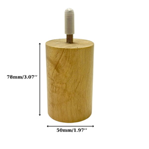 Pieds de canapé en bois fabriqués à la main, élégant, poli, réglable et écologique, échantillon gratuit disponible pour les armoires - Product Image 4