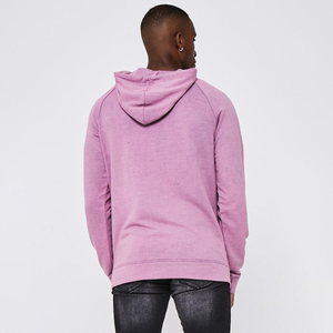 2025 Sudadera con capucha personalizada con lavado ácido de gran tamaño del fabricante 100% algodón pesado de alta calidad teñido liso para ropa de invierno para hombre - Product Image 5