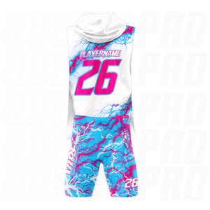 Ensemble d'uniformes de football américain 7v7 personnalisé, design classique, OEM, respirant, impression par sublimation, tissu léger, logo et couleur de l'équipe - Product Image 3