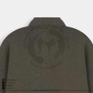 OEM Service Half Zip Shirt High Quality Custom Logo Embroidery <b>100</b>% Cotton Plain Dyed Breathable Eco-Friendly Winter Outdoor - Product Image 4