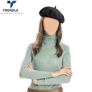 Béret français en toile, couleur unie, élégant, chaud, classique, mode, femme, décontracté, élégant, doux, à porter au quotidien, personnalisable - Product Image 2