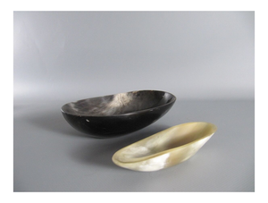 2025 Unique Design corne bol de service dîner ensemble plats vaisselle Falah International pour fête à la main Buffalo corne bol inde - Product Image 4