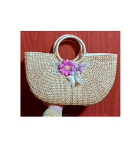Handwoven Water Hyacinth <b>Bag</b> from Vietnam, Eco-Friendly Water Hyacinth <b>Bag</b> with Natural Look, Perfect Water Hyacinth <b>Bag</b> <b>Summer</b> - Product Image 1