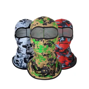 Masque facial en polaire 100% polyester avec protection UV, cagoule réglable pour le ski, les sports tactiques, les sports de plein air, la moto, la pêche - Product Image 4