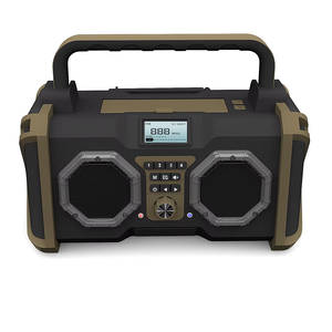 <span class=keywords><strong>Radio</strong></span> numérique portable FM sans fil pour la maison avec haut-parleur Bluetooth, outil d'urgence bon marché pour l'intérieur et l'extérieur, <span class=keywords><strong>radio</strong></span> à piles pour chantier - Product Image 1