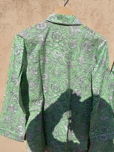 Nouvel ensemble de pyjama en coton à la mode ensemble de coton d'été indien unisexe coton PJ's belle - Product Image 2