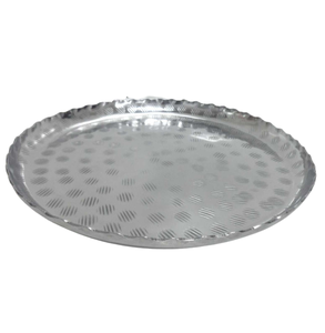 Vente en gros en vrac support à gâteau en fer à 3 niveaux couleur nickel plateau de service style moderne pour la décoration de maison et de restaurant - Product Image 5