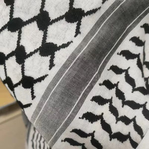 Bufanda RTS personalizada con logo de diseñador para hombre, bufanda suave mezclada, bufanda Lisa bordada para hombre, bufanda cálida de moda de lujo para hombre - Product Image 5