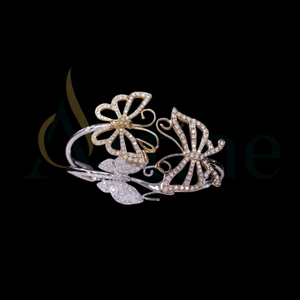 Mode femmes Bracelet en cuir avec bijoux modernes réglables - Product Image 1