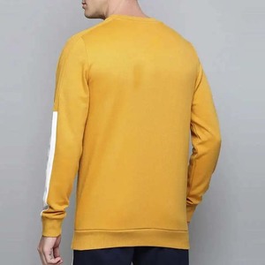 Venta al por mayor 2025 calidad superior logotipo personalizado Sudadera de cuello redondo para los hombres de color sólido de manga larga sudaderas para los hombres de nuevo diseño - Product Image 2