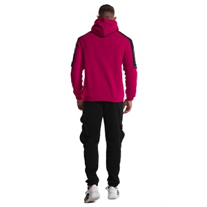 Último nuevo chándal ropa de invierno para hombres 100% algodón polar cremallera Sudadera con capucha conjunto de pantalones correr Jogging desgaste logotipo personalizado - Product Image 3