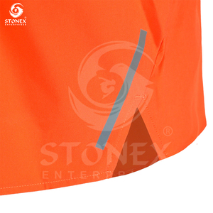 Shorts de course personnalisés avec poches zippées pour hommes, services OEM, impression de logo personnalisée - Product Image 5