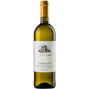 "Authentic Italian Trebbiano Rubicone IGT White <b>Wine</b> 750ml Crisp 6 Bottles Per Box" - Product Image 1