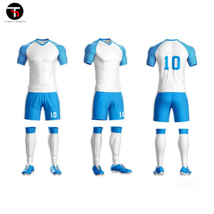 ชุดเครื่องแบบฟุตบอลสำหรับทุกเพศเสื้อฟุตบอลผ้าโพลีเอสเตอร์แบบ100% - Product Image 4