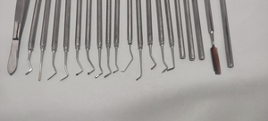 Kit de Instrumentos dentales conservadores de 20 piezas Material de acero de implante dental duro de acero inoxidable manual - Product Image 6