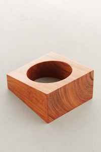 Vente en gros de ronds de serviette en bois naturel attrayants porte-serviettes ronds en bois pour table à manger porte-mouchoirs décoratifs - Product Image 3