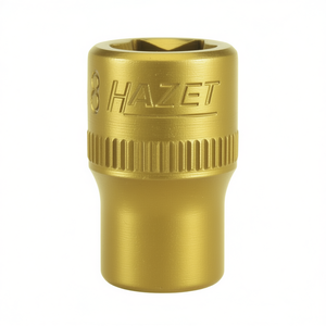 Hazet 1/4'' Screwdriver <b>Socket</b> Hexagonal Square with Tin Coating - Product Image 3