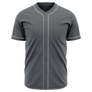 100% poliéster transpirable béisbol Softball Jersey totalmente sublimación conjunto de ropa deportiva diseño liso personalizable logotipo personalizado - Product Image 2