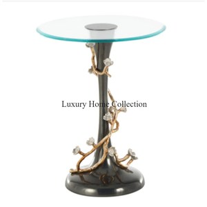 Centro y mesa auxiliar duraderos de Metal hechos a mano con estilo moderno, muebles de sala de estar resistentes personalizados, suministros de accesorios - Product Image 5