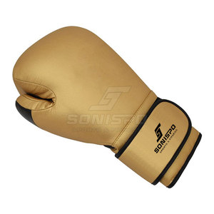 2025 Top Fashion Custom Made 8oz Professional Leather <b>Moisture</b> Wicking High Quality Training Boxing <b>Gloves</b> for Martial Arts - Product Image 3