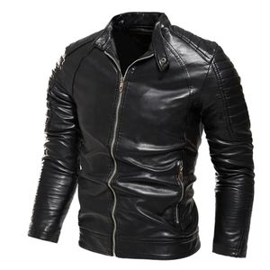 Blouson aviateur en cuir d'agneau véritable OEM pour homme, tendance, haute qualité, doux, imperméable, respirant, réversible - Product Image 2