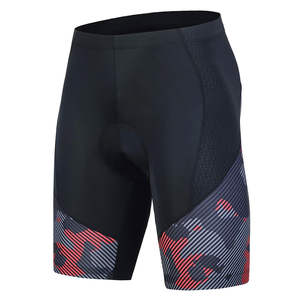 Nouveaux shorts de cycliste pour hommes en vente chaude et vêtements de sport de fitness taille haute avec poches latérales Shorts de cycliste d'entraînement - Product Image 1