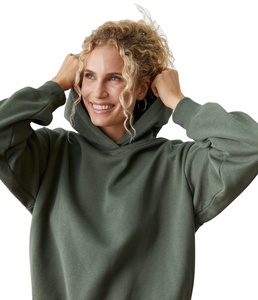 Cardigan à capuche en polaire intégrale pour femme, avec fermeture éclair, personnalisable avec logo brodé sur le devant - Product Image 1