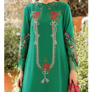 Unstitched Lawn <b>Suit</b> Stylish Pakistani <b>Suits</b> for Women High Quality Ladies Lawn 3 Piece Shirt Dupatta Trouser OEM Serviced - Product Image 5