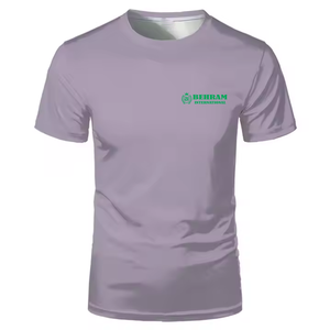 T-shirt uni 2025 coupe classique avec logo personnalisé, impression numérique, pour homme, sport, pas cher, vierge, 100 % coton, séchage rapide, respirant - Product Image 3