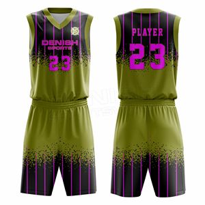 Custom High Quality Quick Dry 100% Polyester Basketball Wear for Adult Teams Breathable Sublimation Printed Jerseys Shorts - Product Image 1