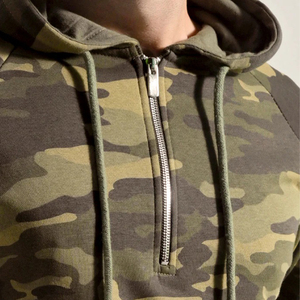 Sweat-shirt à capuche décontracté pour homme avec poches, en molleton doux de coton et polyester, imprimé, respirant et écologique, idéal pour l'automne et les journées froides - Product Image 2