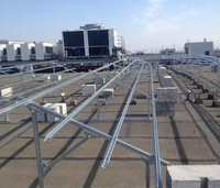 Structure de rail en aluminium anodisé personnalisable pour montage au sol - Conception de précision - Garantie de 10 ans - Installation facile - Résistance au vent