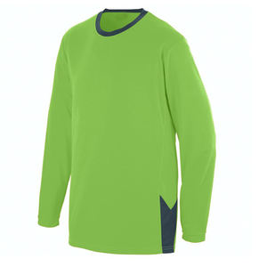 Promotion personnalisé hommes grande taille séchage rapide thermique Double couche à manches longues T-shirt respirant antibactérien Anti-UV vêtements de sport - Product Image 1