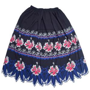 Jupes de robe de bal brodées polynésiennes décontractées pour femmes populaires hawaïennes Kosrae Pohnpei Chuuk Styles brodés artisanaux - Product Image 1