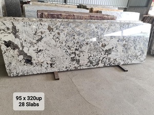 Les dalles blanches de granit d'Azul couvre de tuiles la conception moderne extérieure polie par veinage unique durable pour des conceptions architecturales extérieures intérieures - Product Image 3