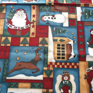 <span class=keywords><strong>Chrismas</strong></span>ホリデーファブリックピース43x44新しいノーカットコットンスノーマンサンタ