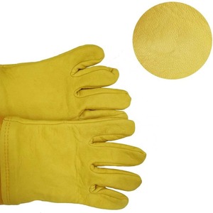 Guantes profesionales de apicultura 100% tela suave de nailon transpirable ligero Unisex nueva condición guantes de apicultor lisos - Product Image 5